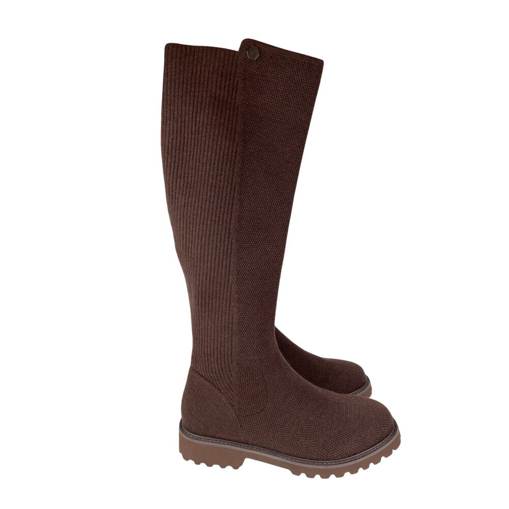 Vivaia Filipa Round Toe Stretchy Wool Knee High Boots 41.5 / US 10